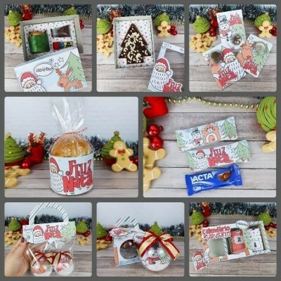 Arquivo De Corte - Natal Infantil - Chuvinha De Papel