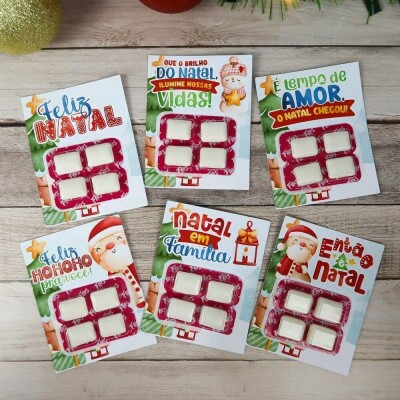 Arquivo De Corte -combo Mimos Natal 2022 - Chuvinha De Papel