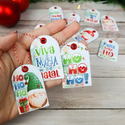 Arquivo De Corte -combo Mimos Natal 2022 - Chuvinha De Papel