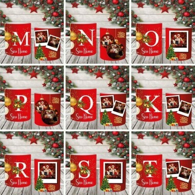 Natal - 26 Artes Em Png Para Canecas Com Fotos - Luxo!!!