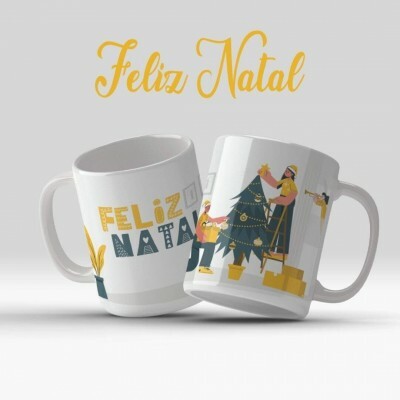 Natal - 15 Artes Em Corel E Png Pra Canecas De Natal