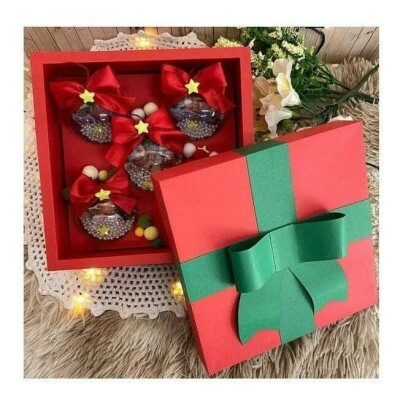 Arquivo De Corte - Caixa Presente Esfera Natal