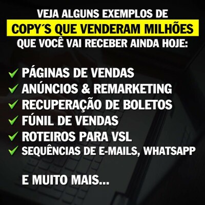 Hotmart Copy- Pacote Copy Prontas - Copywriting