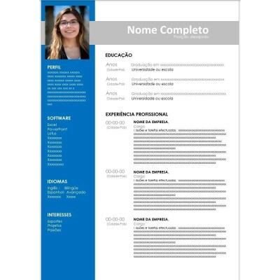 Arquivio Digital Curriculum Vitae Editavel