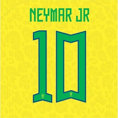 Arte Camisa Selecao Brasileira Qatar 2022-23 + Fonte