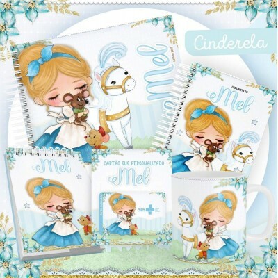 Arquivo Digital Caderneta Vacinao Livro Bebe Cinderela