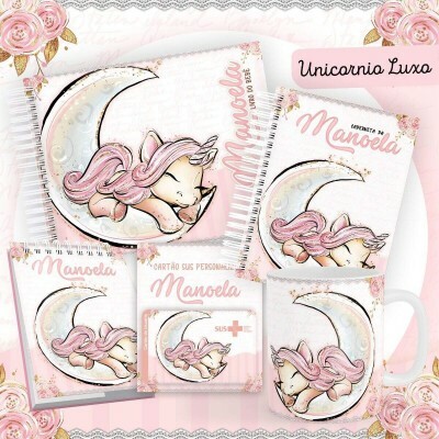 Arquivo Digital Caderneta Vacinao Livro Bebe Unicrnio #2