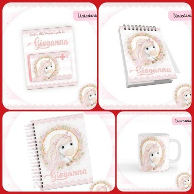 Arquivo Digital Caderneta Vacinao Livro Bebe Unicrnio