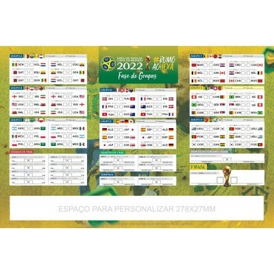 Tabela Copa Do Mundo Qatar 2022 - Arquivo Em Pdf E Coreldraw