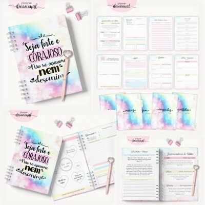 Pack de Arquivos Digital Planner Devocional - 5 Modelos