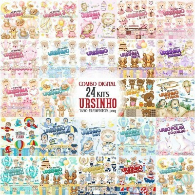 Super Combo Digital - 24 Kits Ursinho
