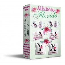 230 Arquivos Caneca E Almofada Alfabeto Floral Frase Editve