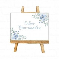 Placa De Bem Casados Para Mesa
