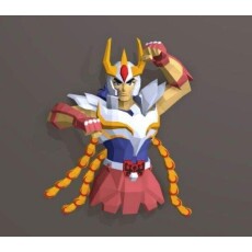 Modelo De Caixa Cavaleiros Do Zodaco Seya Em Papercraft