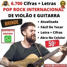 6700 Cifras + Letras Pop - Rock - Internacional + Brinde