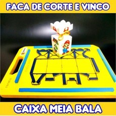Faca De Corte Meia Bala Corte E Vinco + Arquivo Digital