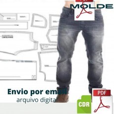 Molde Cala Jeans Masculina