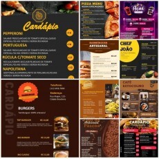 Cardpios Editveis Powerpoint