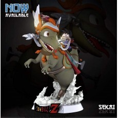 Goku & Dinossauro - Arquivo Stl - Impressora 3d