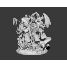Naruto, Akatsuki Diorama - Arquivo Stl - Impressora 3d