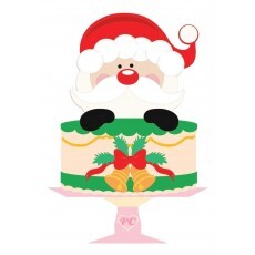 Arquivo De Corte Topo De Bolo Natal #122 - Studio