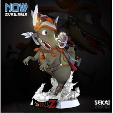 Goku & Dinossauro - Arquivo Stl - Impressora 3d