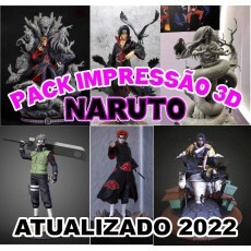 Pack Naruto - Stl Impresso 3d + Pack Brinde