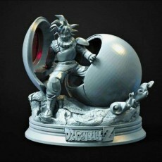 Goku Capsula, Dragon Ball - Arquivo Stl - Impressora 3d