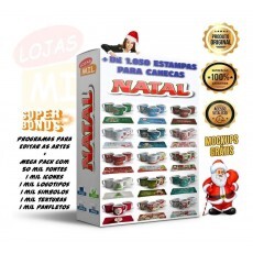 + 1050 Estampas Canecas Natal Papai Noel Artes Sublimao