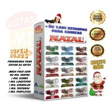 + De 1001 Estampas Artes Sublimao Canecas Natal Papai Noel