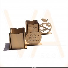 Vetor, Porta Caneta Dos Profs, Cnc Laser