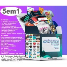 5 Em 1 Vetores Para Corel Draw Folder, Panfleto E Flyer Psd