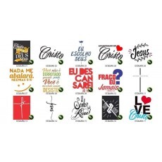 Pack 150 Vetores Gospel Religio Evanglico Corel Estampas