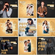 Pack 20 Artes Para Fotografos Editveis Psd + Png