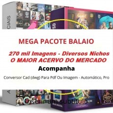Pack 270.000 Imagens Alta Resoluo Jpg Png+conversor Caddwg
