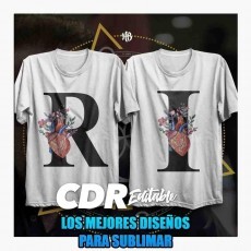 1 Diseo Para Camisa Sublimar Letras De Flores