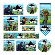 Arquivo De Corte Etiqueta Escolar Fortnite 1 Studio E Pdf
