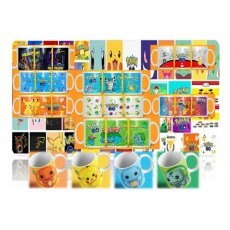 Kit Diseos Plantillas Tazas Pokemon Funko Sublimacin