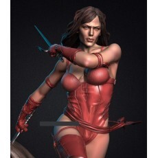 Marvel Elektra Jennifer Garner + Nsfw Stl Obj Impresi�n 3d