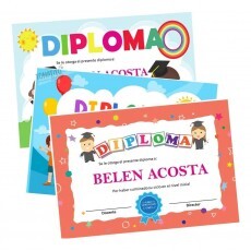 Diplomas Egresados Jardin Editables