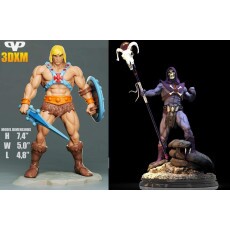He-man 3dxm + Skeletor Archivos Stl Obj Impresin 3d
