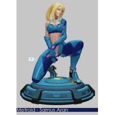 Metroid Samus - Ellaart V1 + V2 Stl/obj Para Impresin 3d