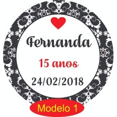 Kit Adesivo Personalizados 15 Anos / Debutante