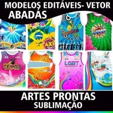 500 Artes Pacote Vetores Editveis Abads Estampas Cdr, Pdf