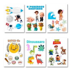 Artes Prontas Para Topo De Bolo | Imprima, Recorte E Venda