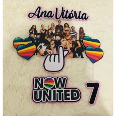 Arquivo De Corte Topo De Bolo Now United Studio