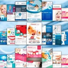 Pack Artes Dentistas E Odontologia Artes Editaveis Photoshop