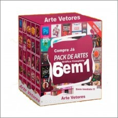 Pack 6 Em 1 De Artes Grfica Completa + De 2 Milhes Vetores