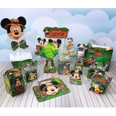 Arquivo De Corte Mickey Safari 8 Studio, Png E Pdf
