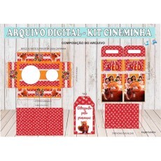 Arquivo Digital Kit Cineminha Red Crescer  Uma Fera